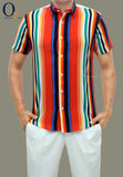 Load image into Gallery viewer, Orange Half Sleeve Shirt