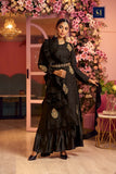 Load image into Gallery viewer, Black Zardozi Dress