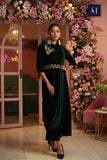 Load image into Gallery viewer, Black Zardozi Dress