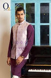 Load image into Gallery viewer, Embroidery and Karchupi Touch Exclusive Vest in Light Purple