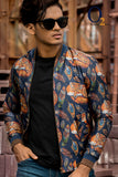 Load image into Gallery viewer, Fox Printed Bomber Jacket