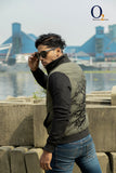 Load image into Gallery viewer, Olive Green Highneck Jacket