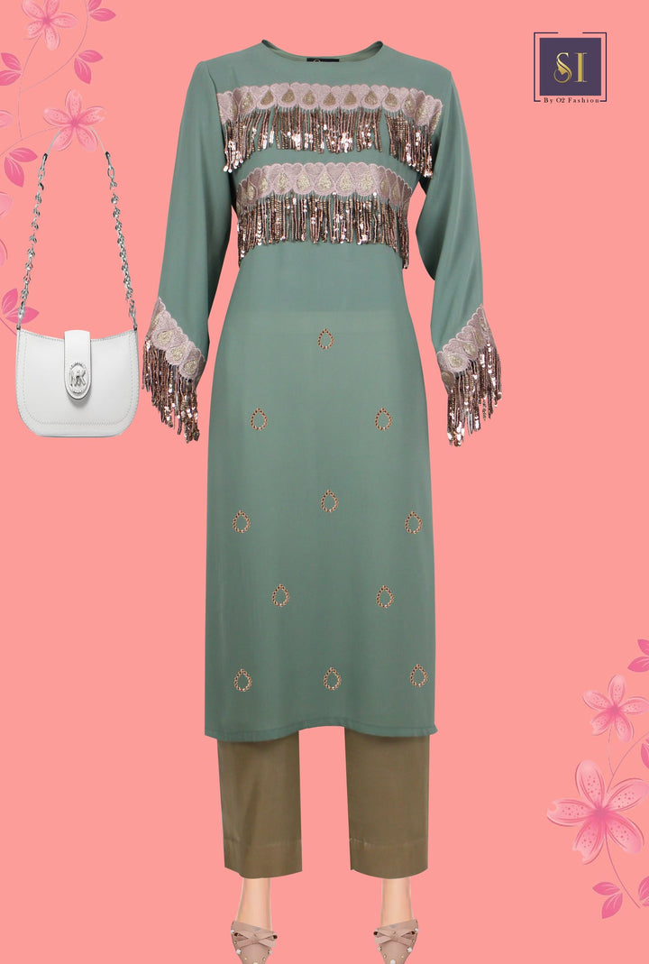 Mint Party Kurti SI by O2
