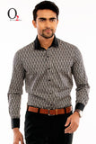 Load image into Gallery viewer, Ash Black Casual Full Sleeve Shirt