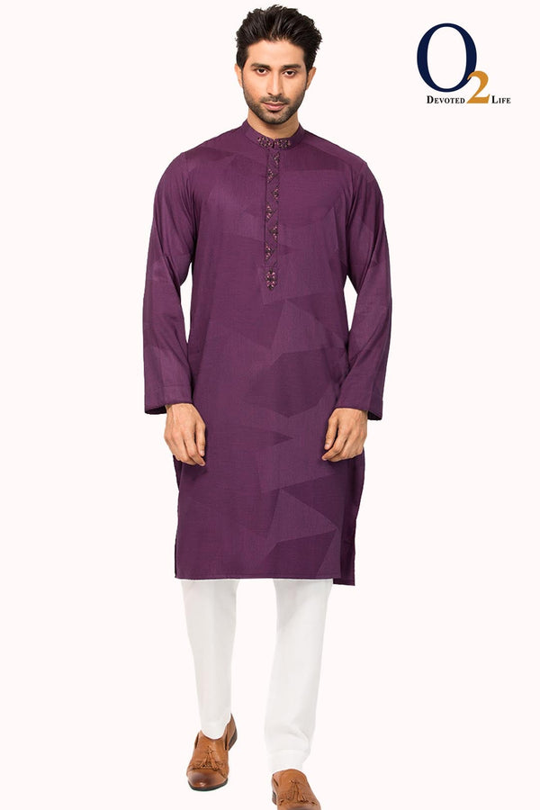 Park Lavender Classic Fit Panjabi