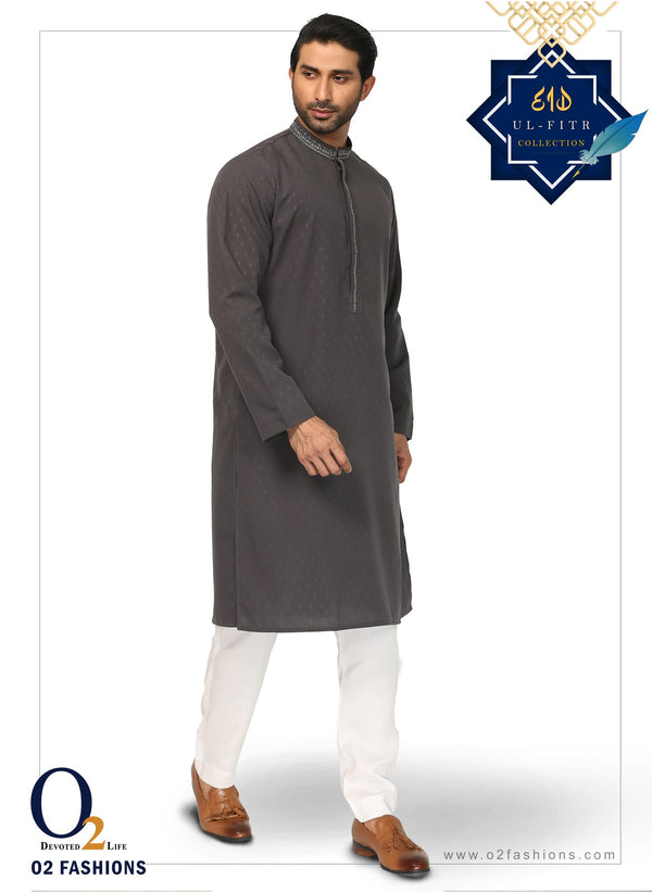 Pumice Ash Classic Fit Panjabi