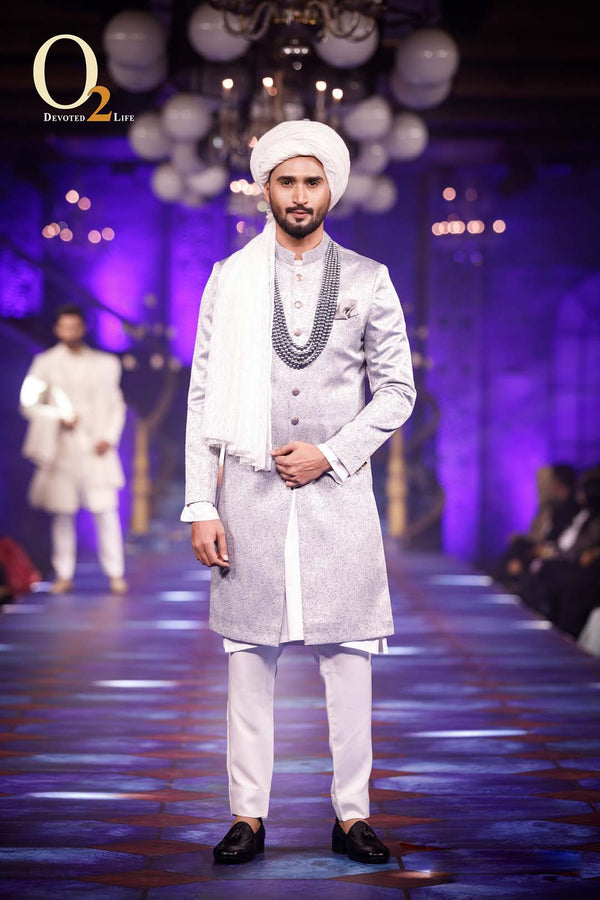 BULESH Zardozi Swork Sherwani