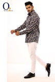 Load image into Gallery viewer, Diamond Print Casual Full Sleeve Shirt