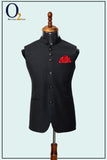 Load image into Gallery viewer, Men&#39;s Ethnic vest In Black