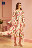 Load image into Gallery viewer, Floral Printed Asymmetrical Dress