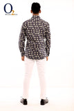 Load image into Gallery viewer, Diamond Print Casual Full Sleeve Shirt