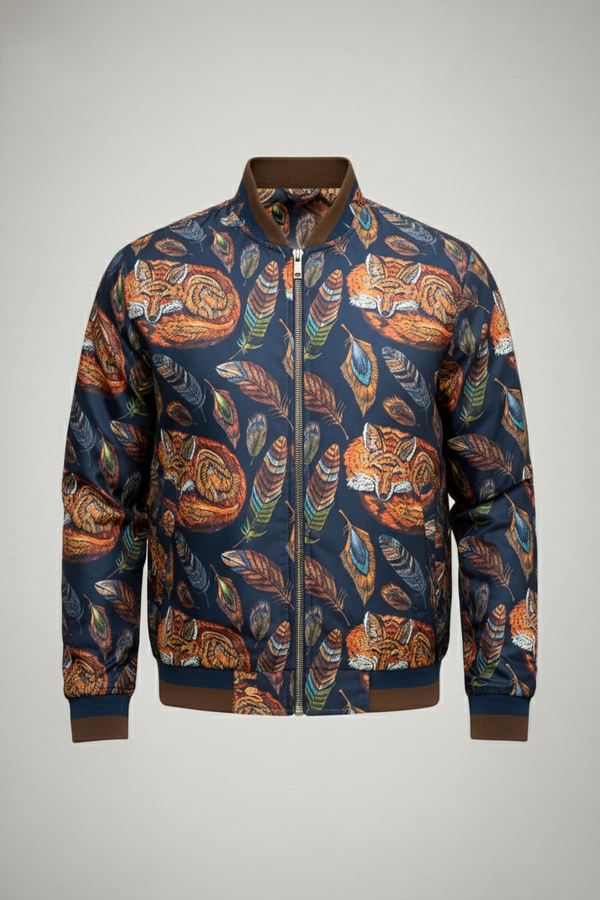 Nylon Jacket Sublimation Printing Fashion Bomber Jacket ENVY