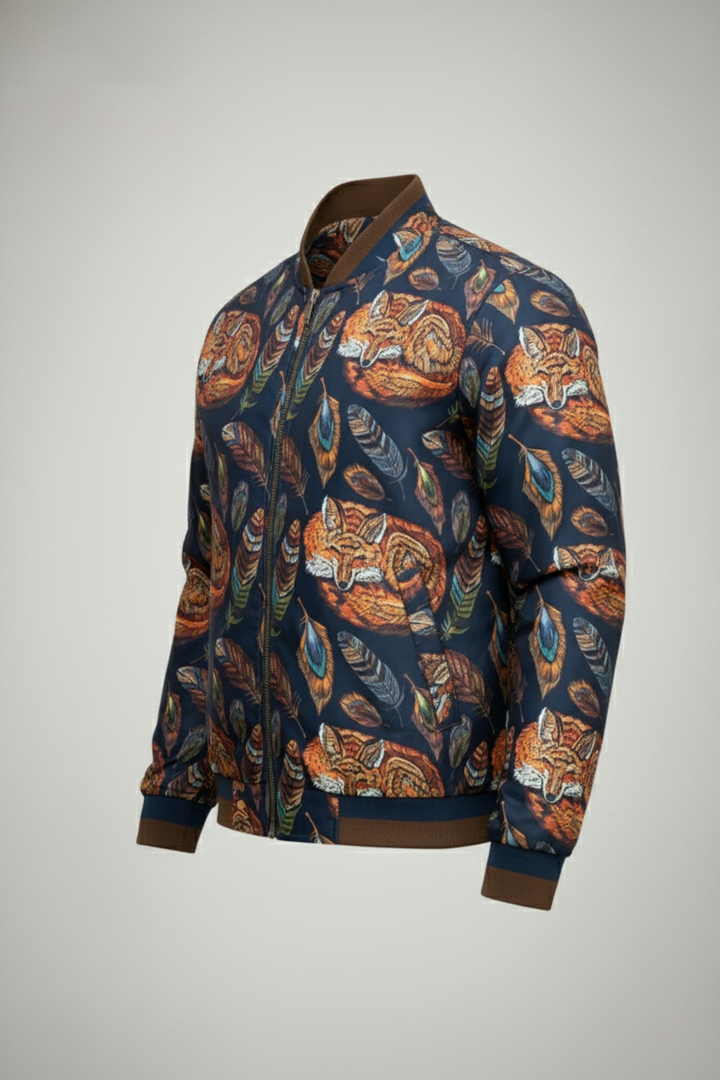 Nylon Jacket Sublimation Printing Fashion Bomber Jacket ENVY