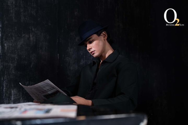 Obsidian green zip jacket ENVY