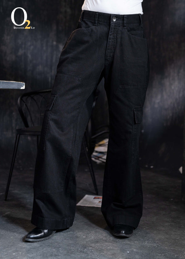 high-waisted, baggy, and wide-leg with multiple pockets Jeans pant ENVY