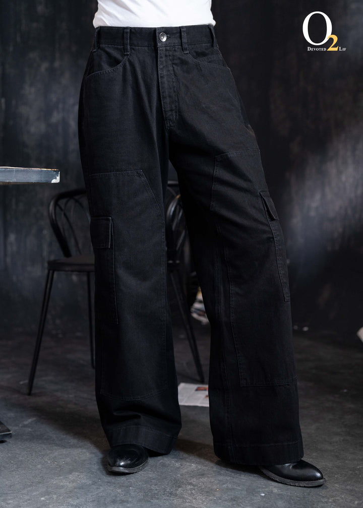 high-waisted, baggy, and wide-leg with multiple pockets Jeans pant ENVY