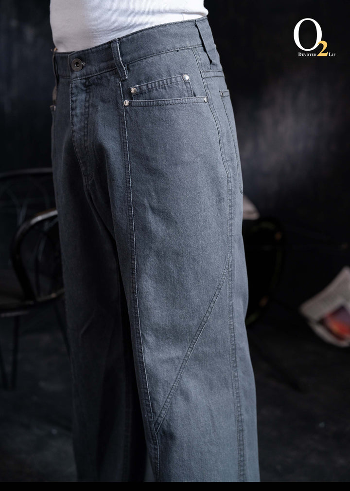 Patch pocket men's straight jeans ENVY