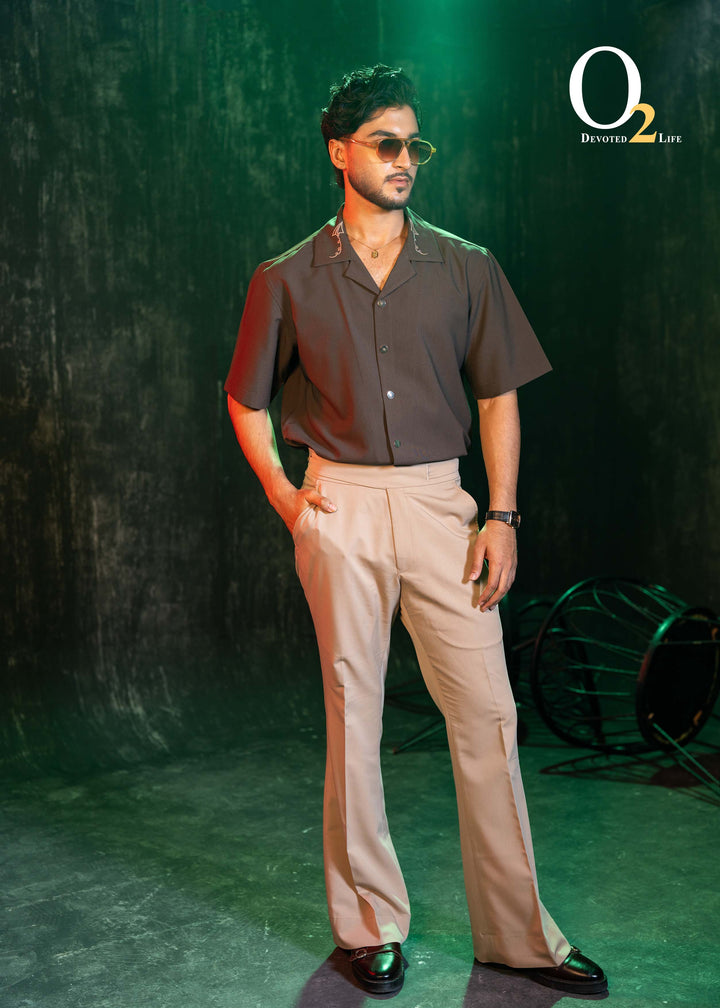 Oversized embroidery shirt ENVY