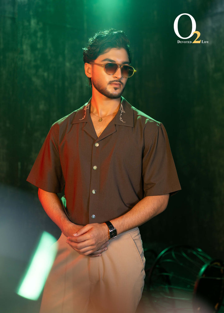 Oversized embroidery shirt ENVY