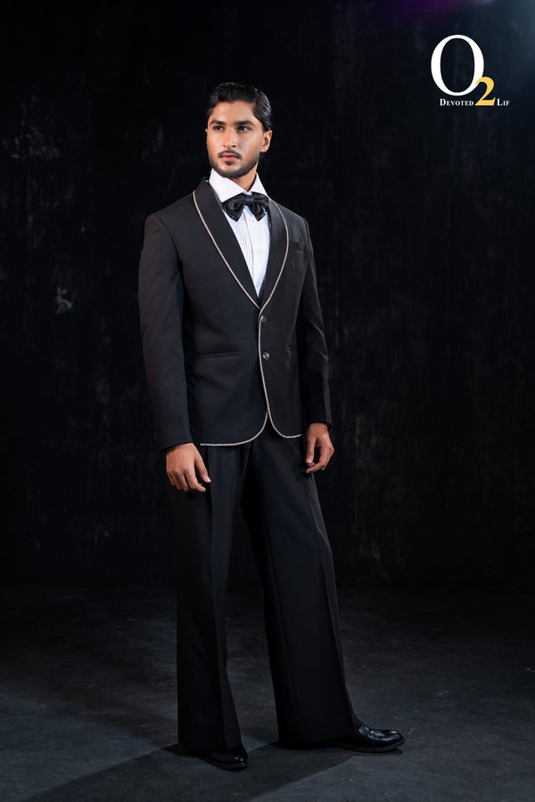 Shawl Lapel Tuxedo In Black ENVY