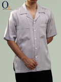 Load image into Gallery viewer, DOUBLE POCKET CUBAN COLLAR SHIRT