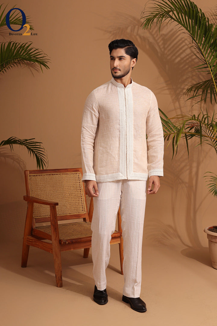 LINEN LACE SHIRT ENVY