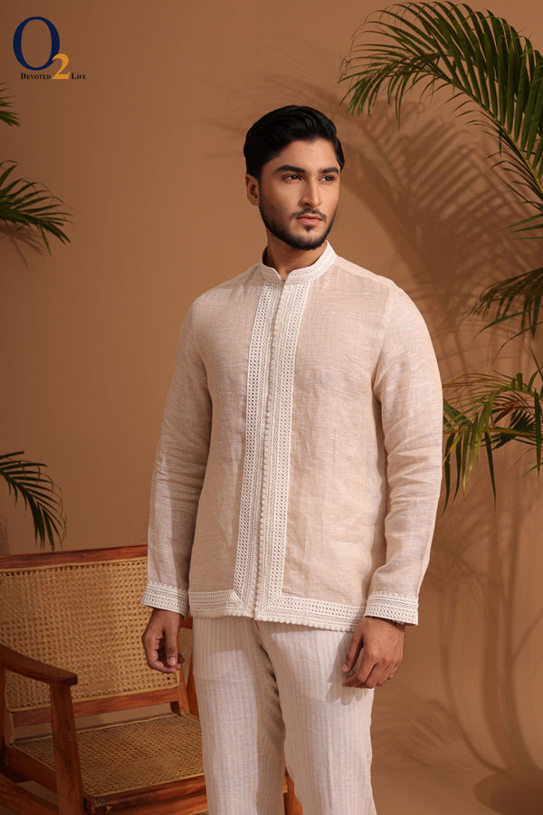 LINEN LACE SHIRT ENVY