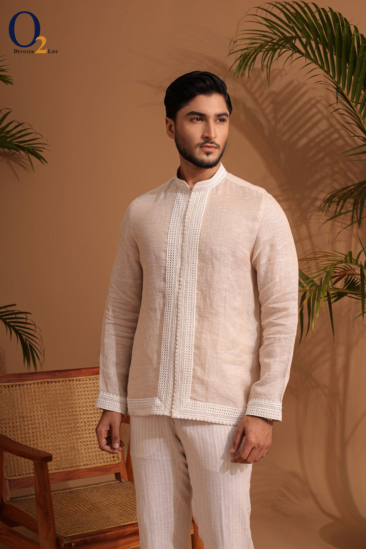LINEN LACE SHIRT ENVY