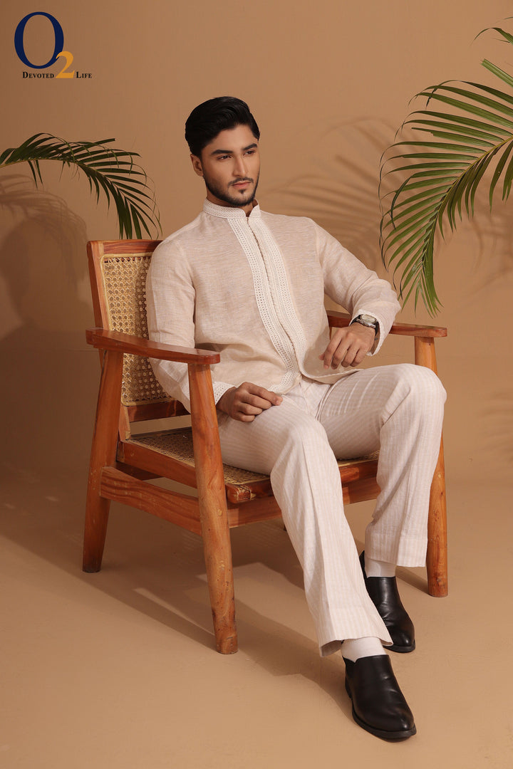 LINEN LACE SHIRT ENVY