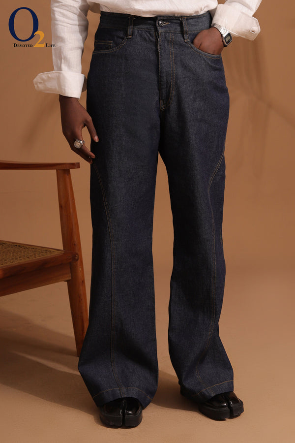 Patch pocket men's straight jeans ENVY