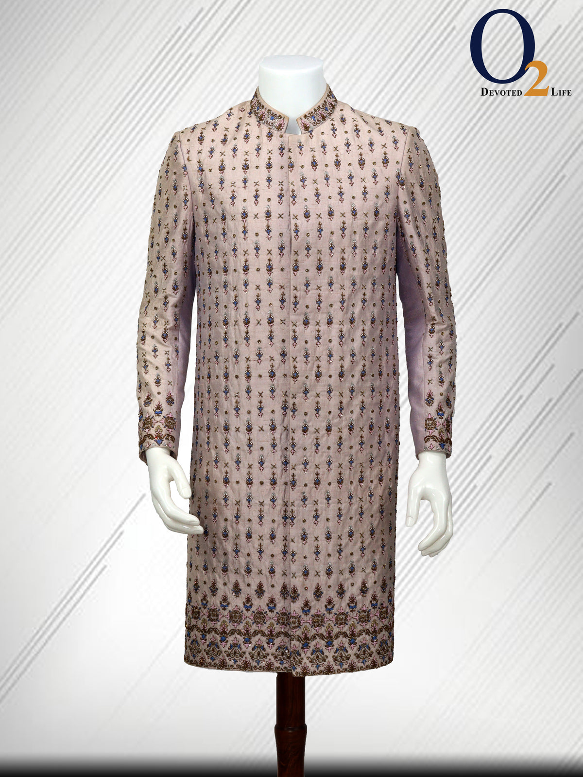 Men’s Digital Printed Zardozi Handwork Sherwani