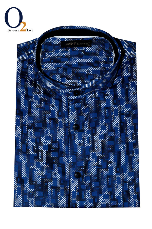 Abstract Casual Full Sleeve Shirt