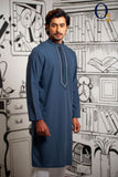 Load image into Gallery viewer, Zardozi Handwork Classic Fit Panjabi In Brigth Blue