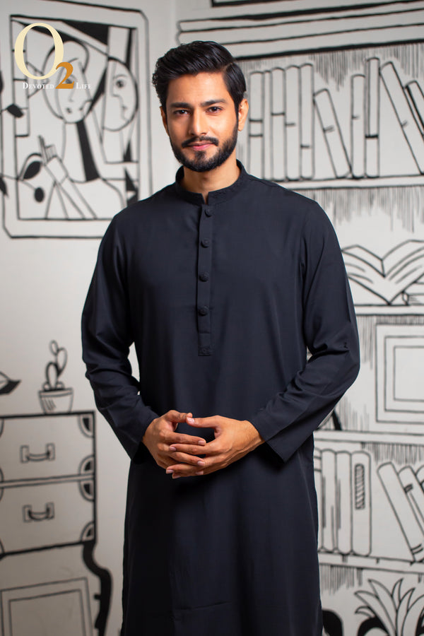 Zardozi Handwork Panjabi - o2fashions