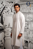 Load image into Gallery viewer, Karchupi Handwork Classic Fit Panjabi In Cream