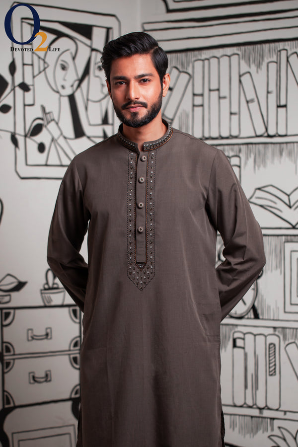 Men's Zardozi Handwork Classic Fit Panjabi