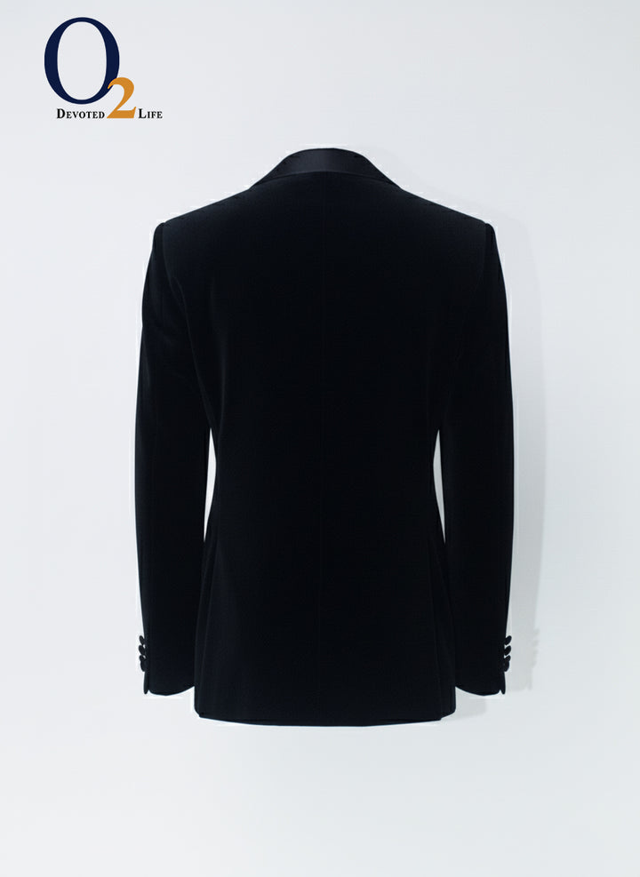 Men's Velvet Tuxedo  Shawl Collar  Dinner Prom One Button ENVY