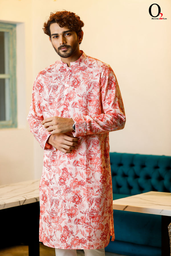 Men' Embro Handwork Classic Fit Panjabi