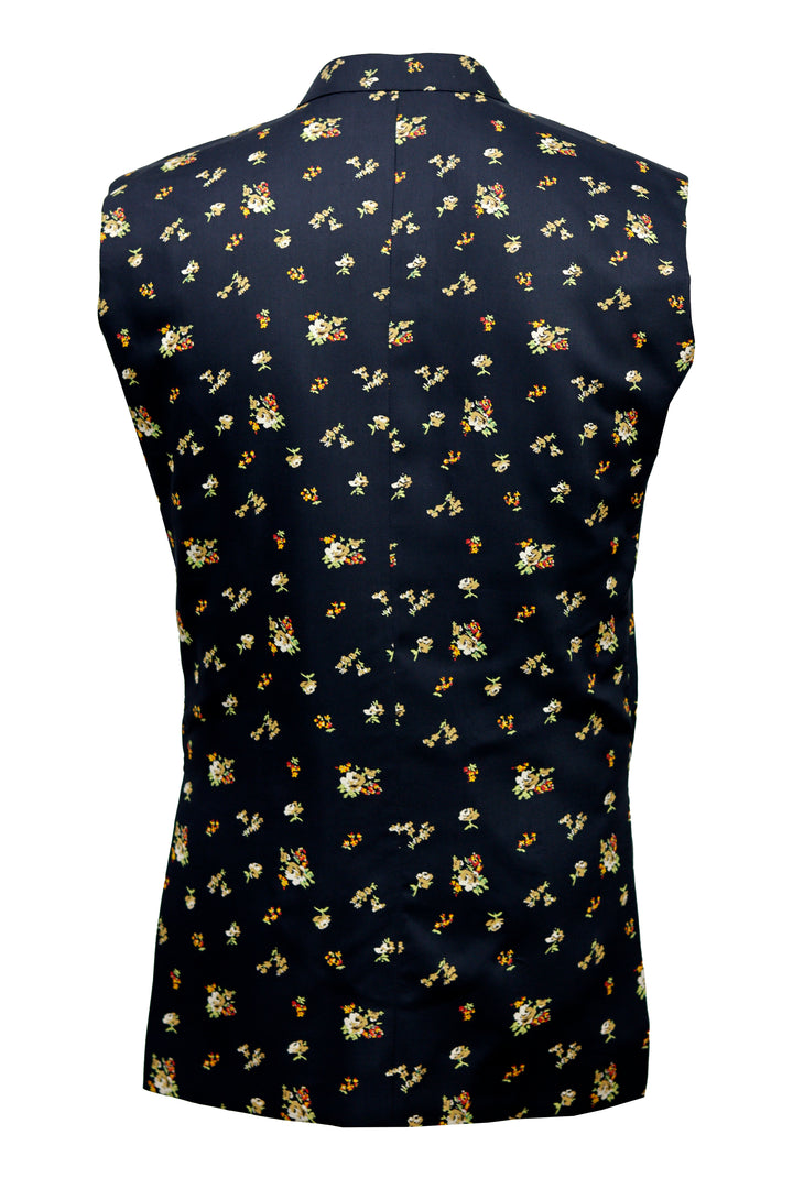 Digital Printed Art Silk Ethnic Vest ENVY