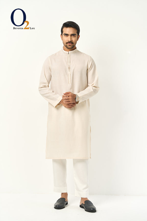 Beige Zardozi Panjabi