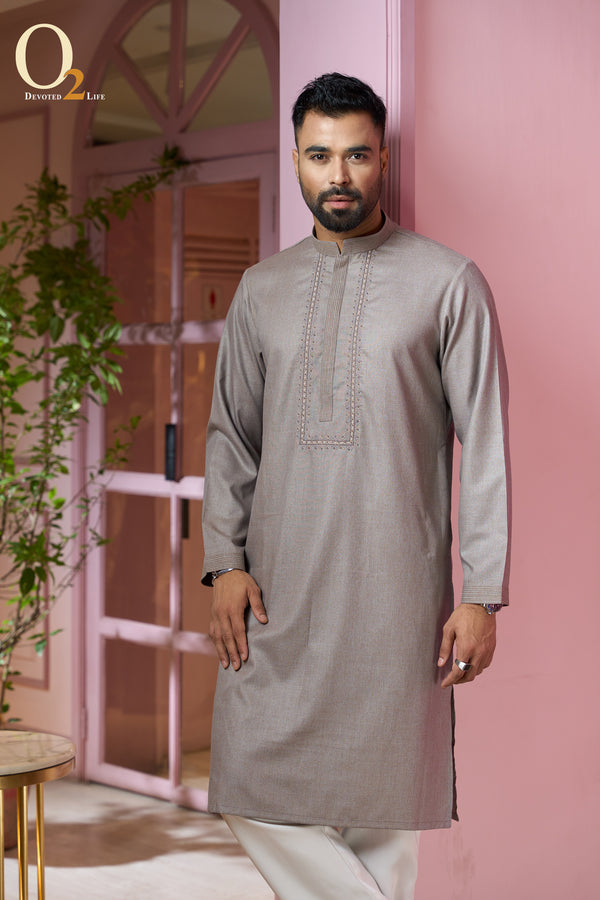 Men's zardozi  handwork classic fit panjabi