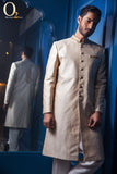 Load image into Gallery viewer, Mens Wedding Sherwani With Zardozi Handwork
