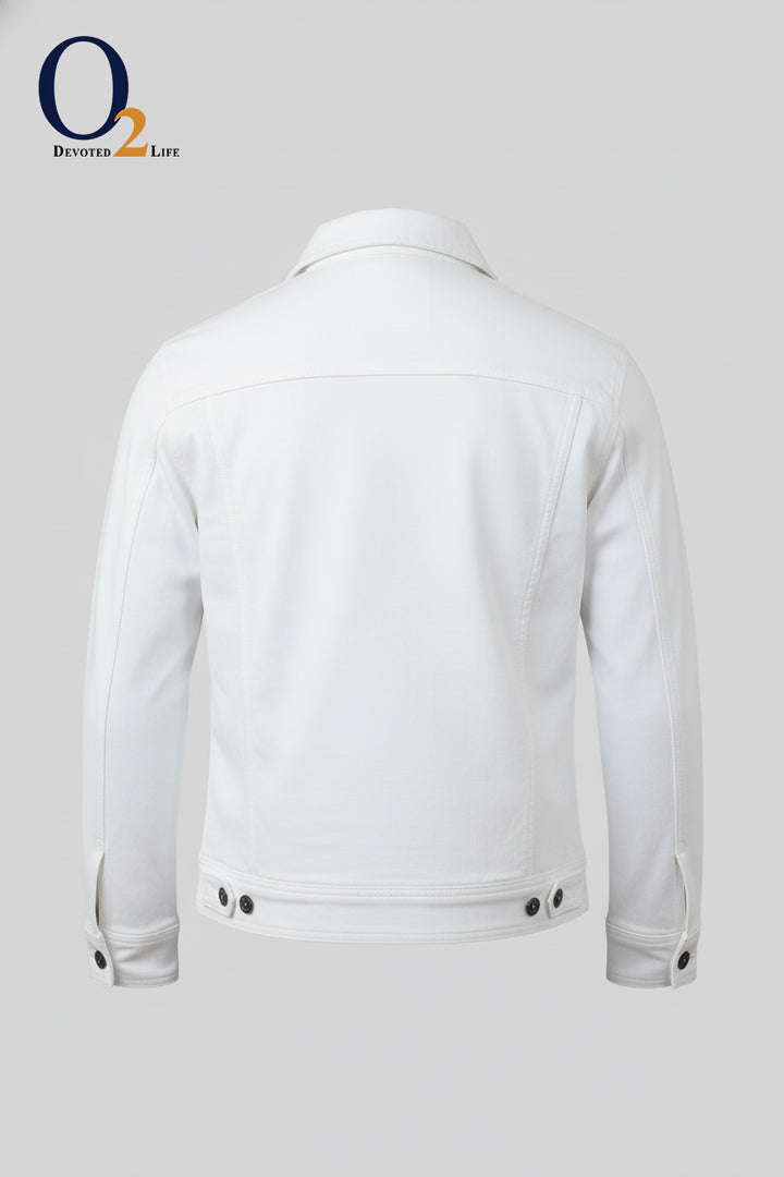 White Denim Trucker Jacket ENVY