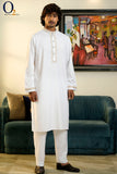 Load image into Gallery viewer, Zardozi Handwork Classic Fit Panjabi In White