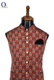 Load image into Gallery viewer, Banarasi Silk Printed Vest