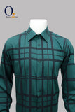 Camisa Burberry London Xadrez Cinza Masculina Shirt