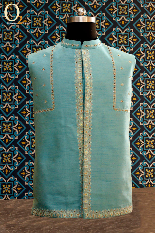 Embroidery work Vest in paste