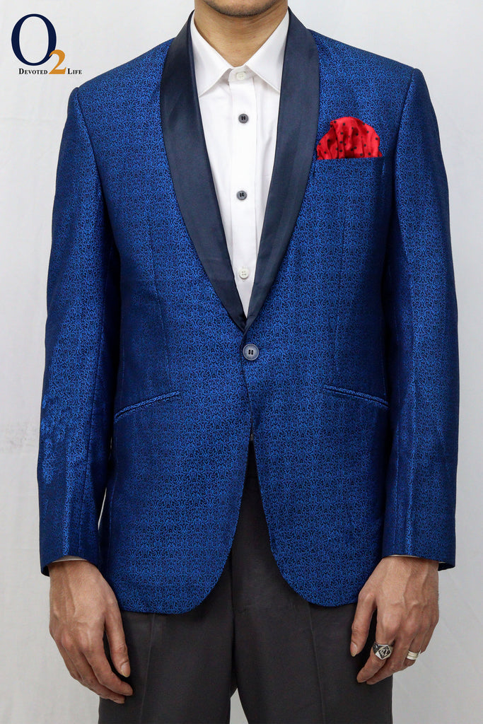 Denner lapel suits in Blue