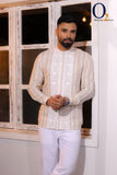 Load image into Gallery viewer, Onesimus white coat barong shirt