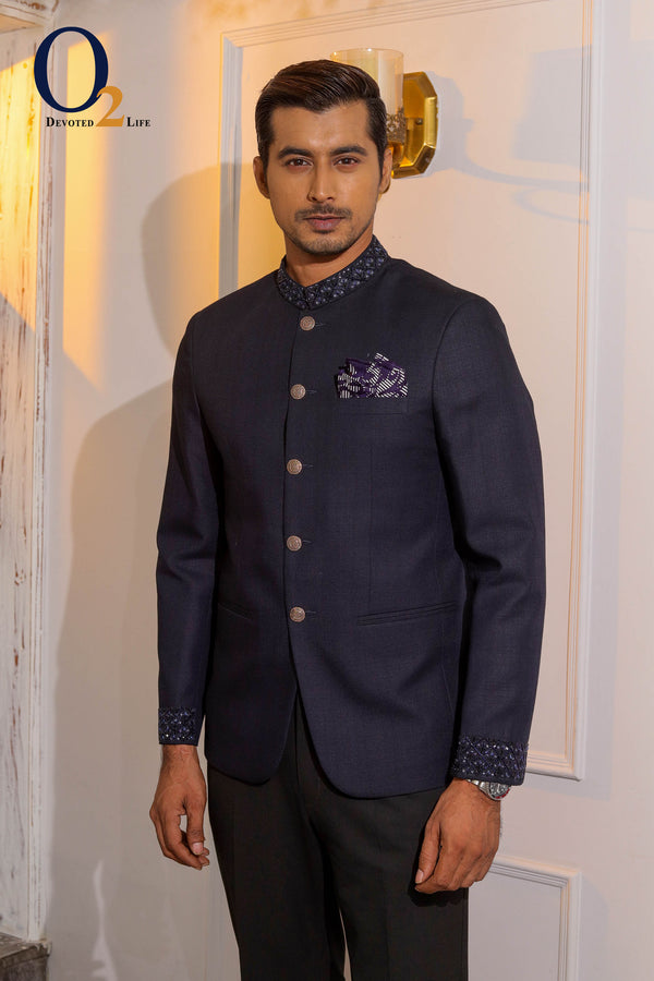 Navy Blue Exclusive Prince Coat